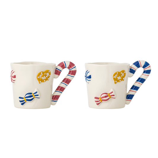 Bloomingville Candice Tasse, Bunt, Steingut