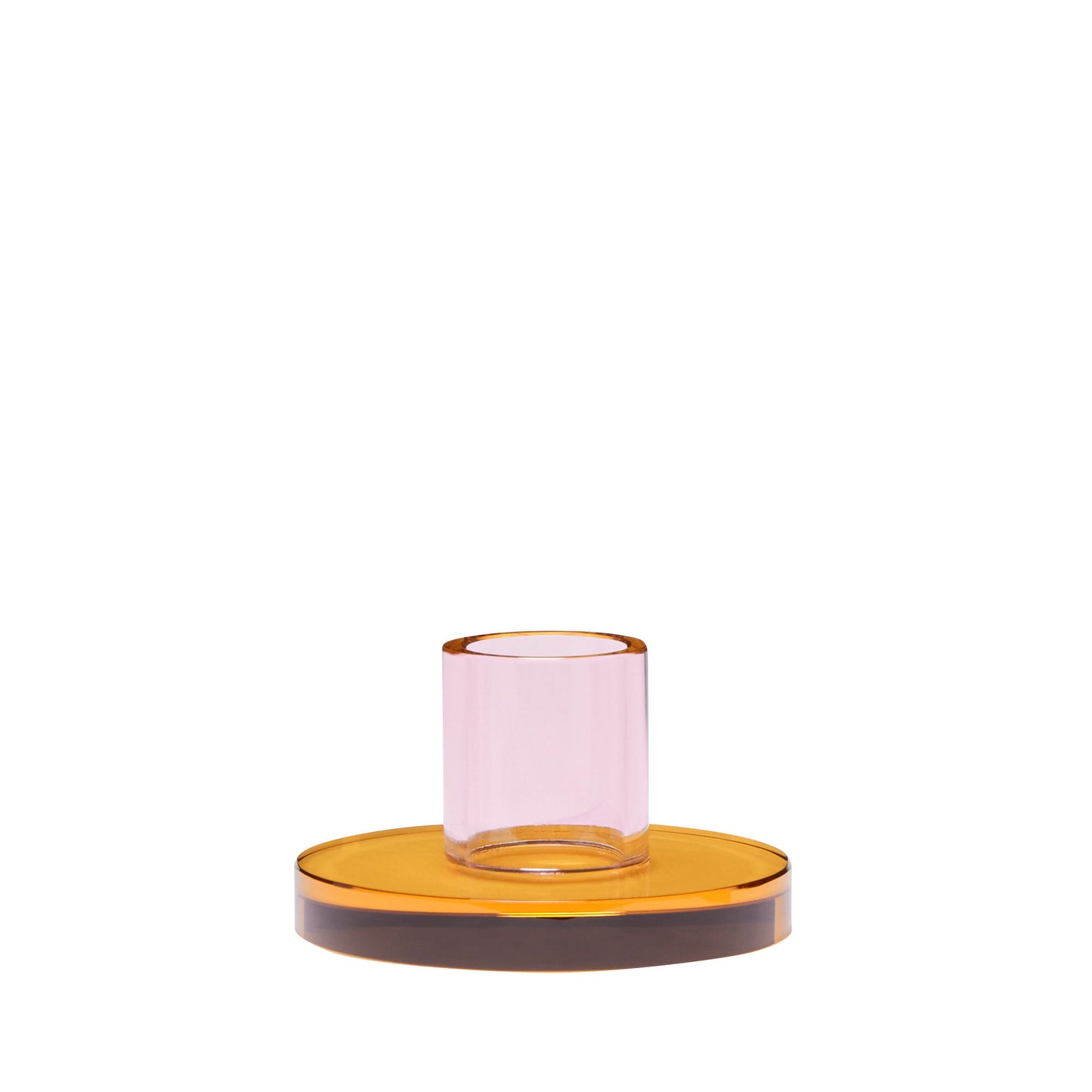 Hübsch Astra Kerzenhalter Small Rosa/Orange