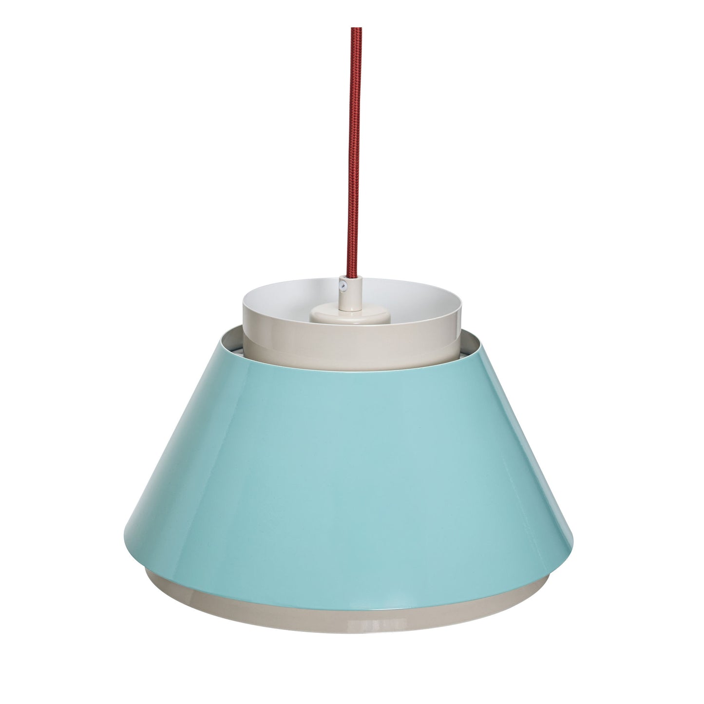 Hübsch Remi Hängelampe Blau/Beige