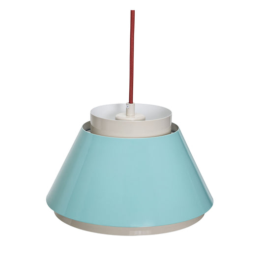 Hübsch Remi Hängelampe Blau/Beige