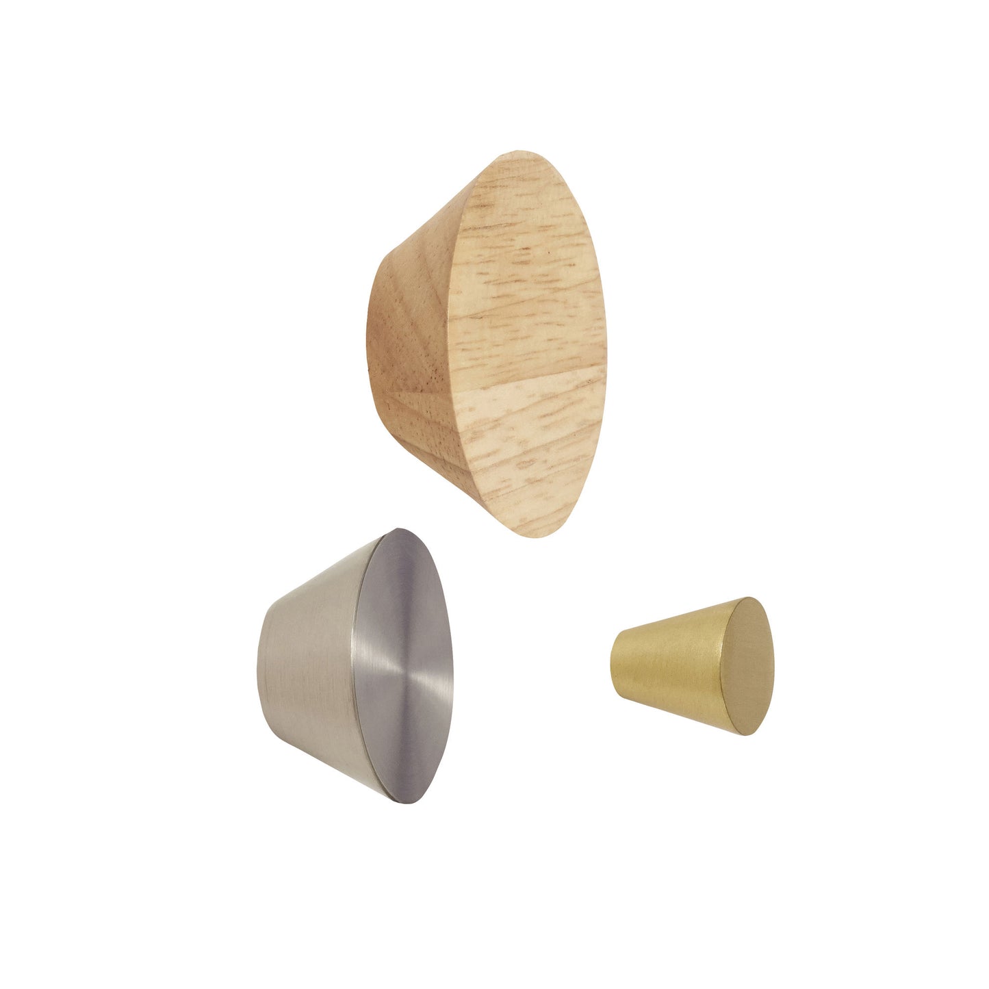 Hübsch Cone Haken  Multifarben (3er Set)