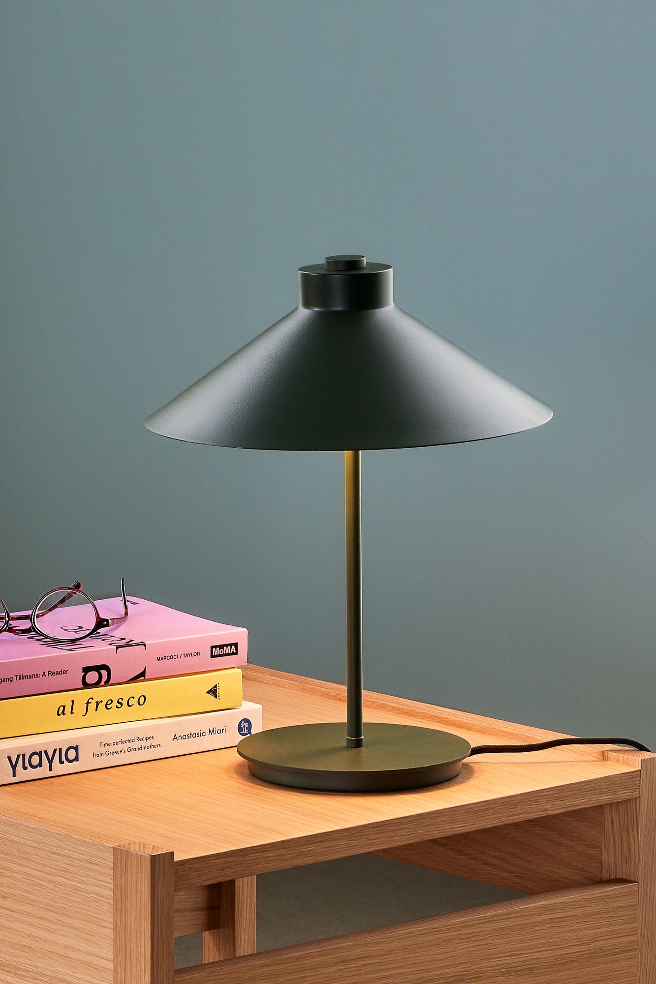 Hübsch Shape Tischlampe Grün