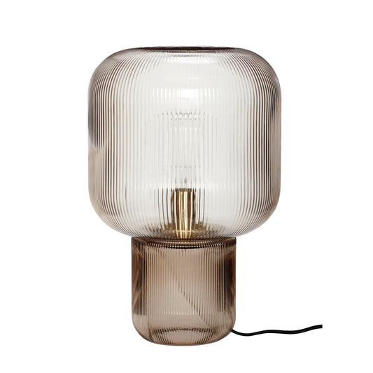 Hübsch Pirum Tischlampe Braun