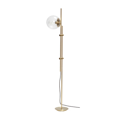 Hübsch Bubble Stehlampe Messingfarben