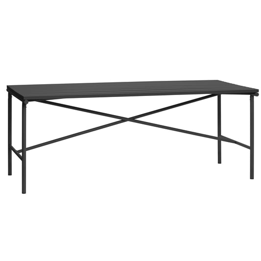 Hübsch Villa Tisch Large Schwarz