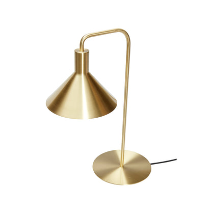 Hübsch Solo Tischlampe Messingfarben