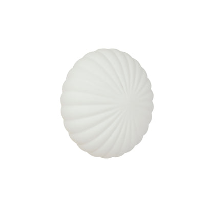 Hübsch Kumu Lampe Ø25 Weiß