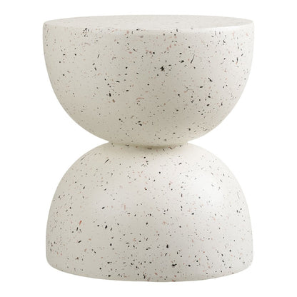 Beistelltisch, Terrazzo-Optik, ø40x45 cm