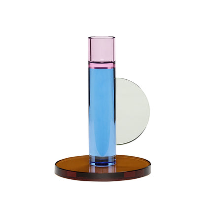 Hübsch Astro Kerzenhalter Blau