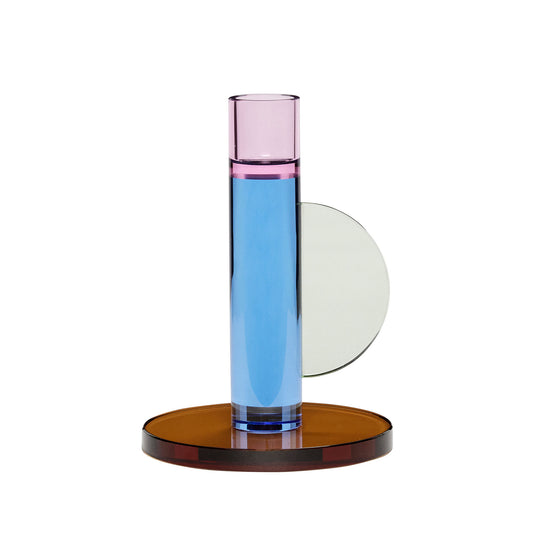 Hübsch Astro Kerzenhalter Blau