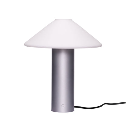 Hübsch Orbit Tischlampe Metallic silver