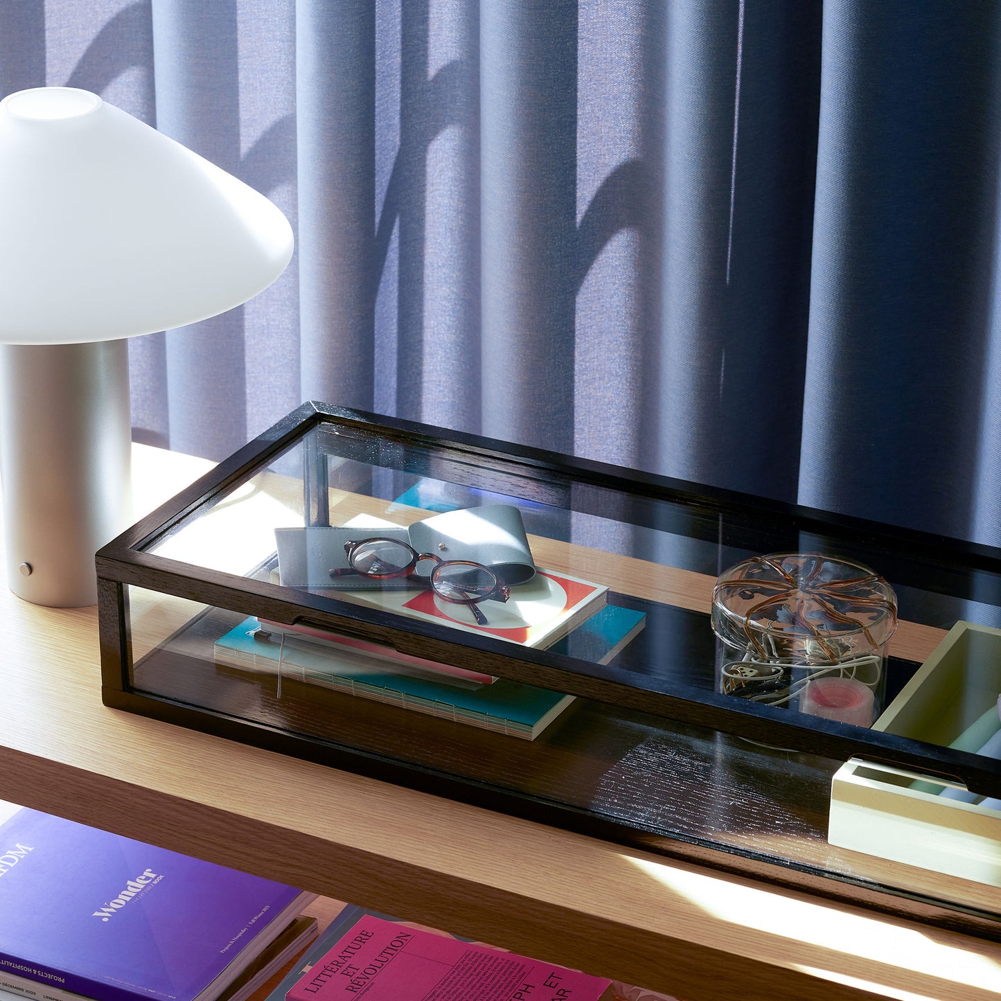 Hübsch Orbit Tischlampe Metallic silver