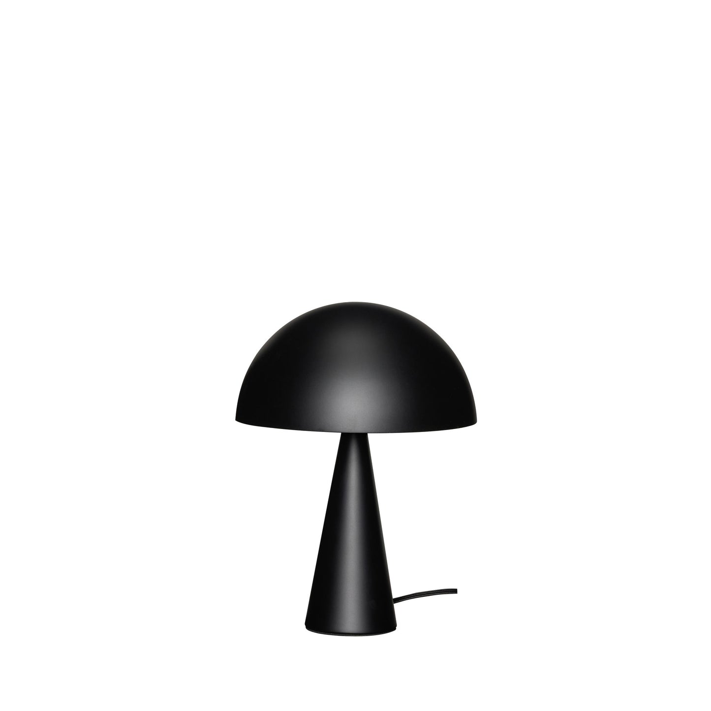 Hübsch Mush Tischlampe Mini Matt Schwarz