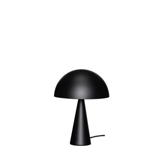 Hübsch Mush Tischlampe Mini Matt Schwarz
