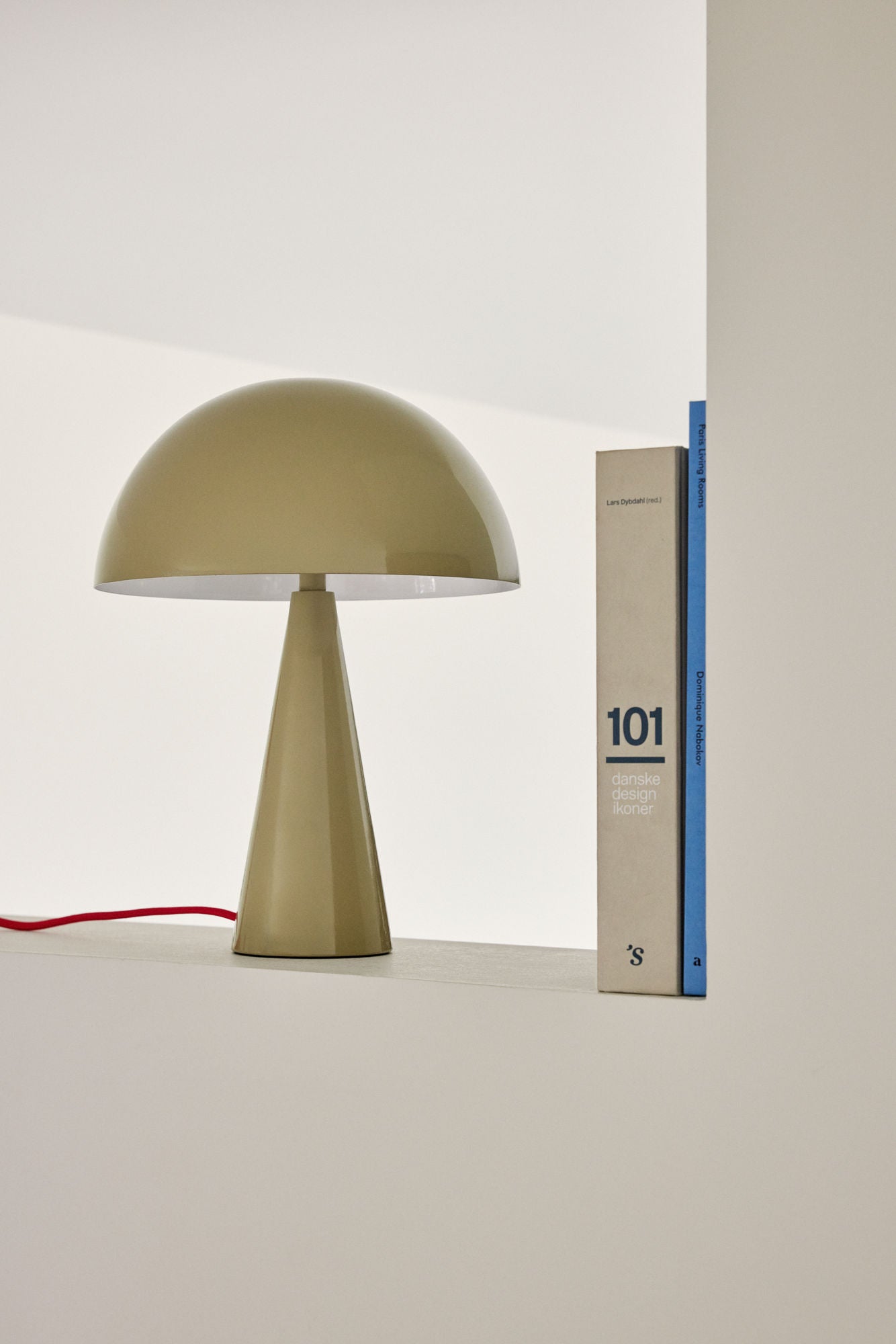 Hübsch Mush Tischlampe Mini Hell-Sandfarben