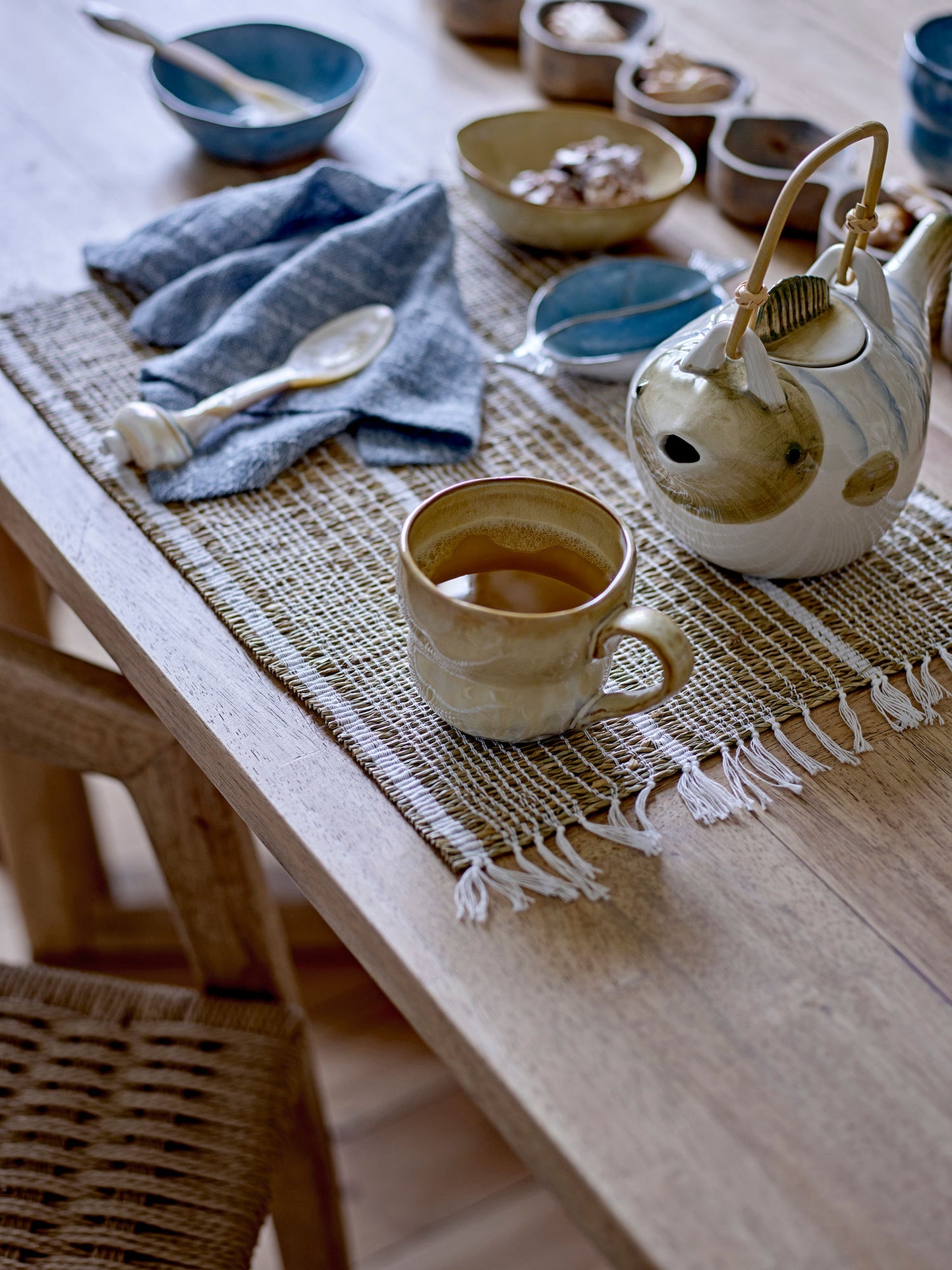 Creative Collection Nara Tasse, Natur, Steingut