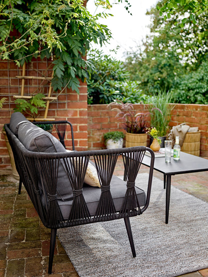 Bloomingville Pavone Couchtisch, Schwarz, Fibercement