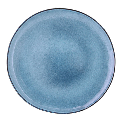 Bloomingville Sandrine Teller, Blue, Steingut