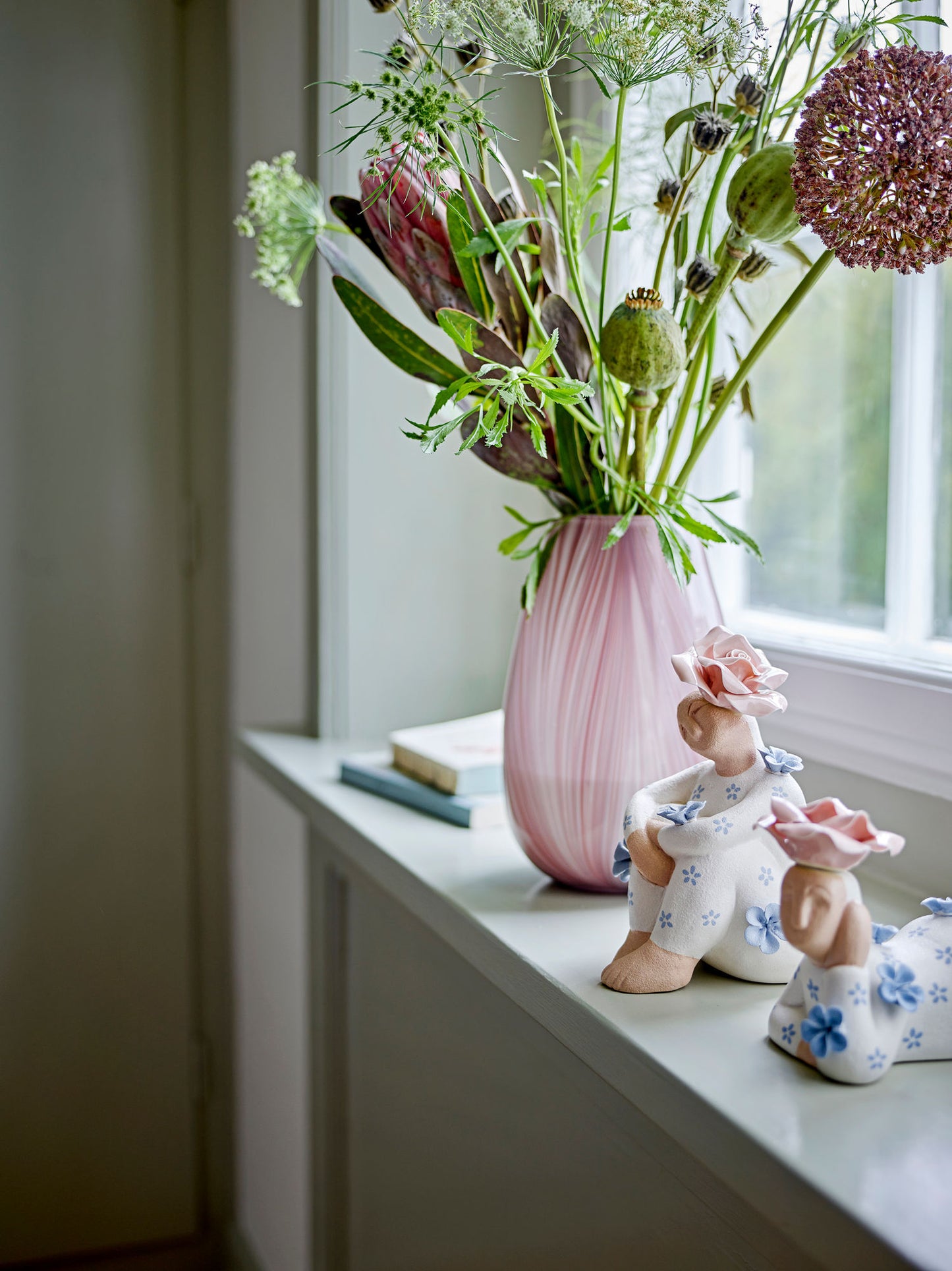 Bloomingville Floriella Deko, Bunt, Steingut