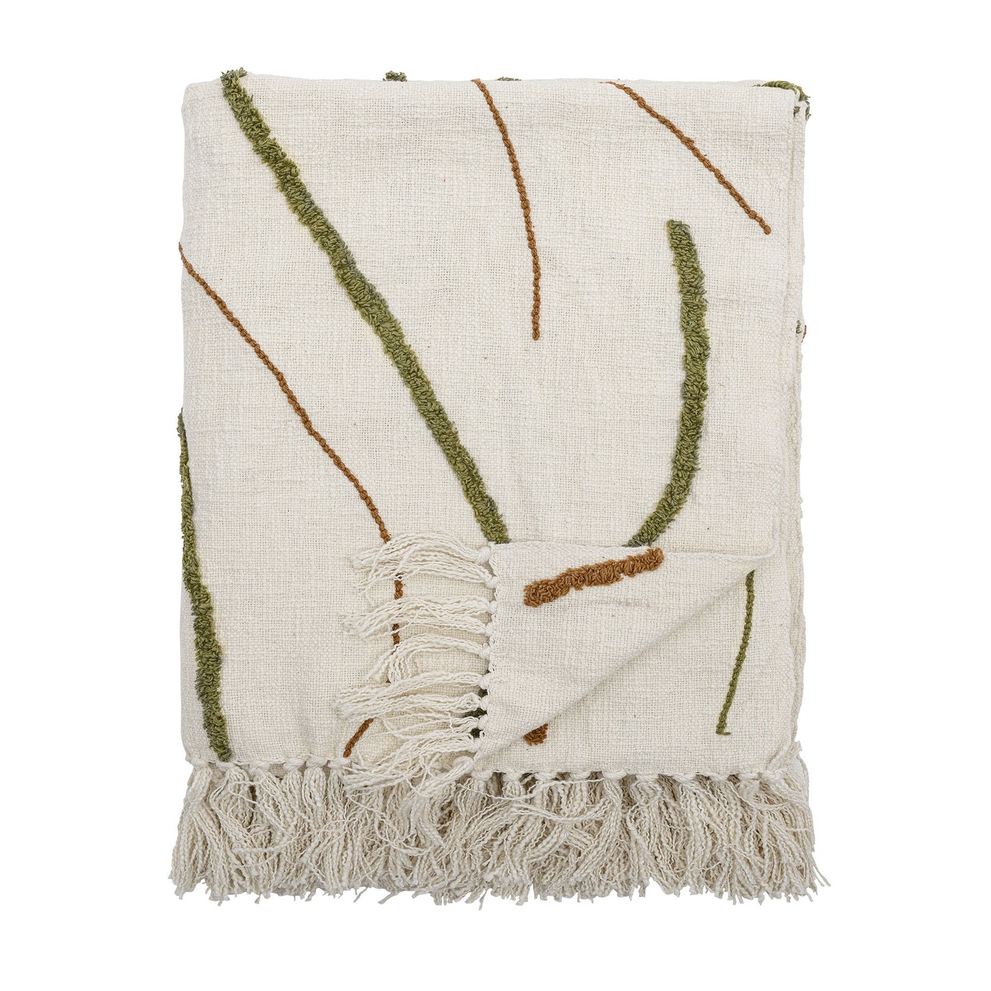 Bloomingville Osasio Decke, Bunt, Baumwolle OEKO-TEX®