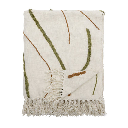 Bloomingville Osasio Decke, Bunt, Baumwolle OEKO-TEX®
