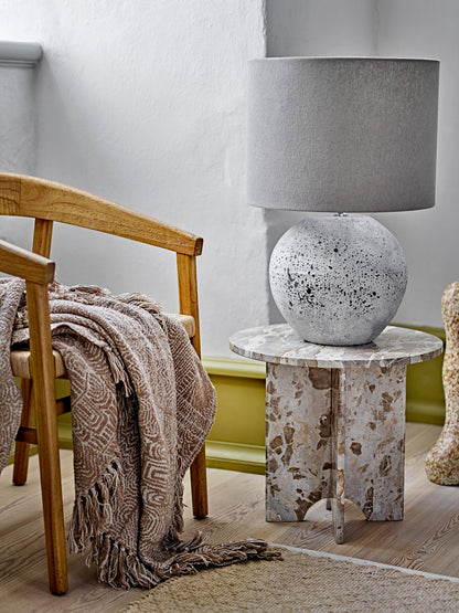 Bloomingville Bresso Decke, Braun, Recycelte Baumwolle