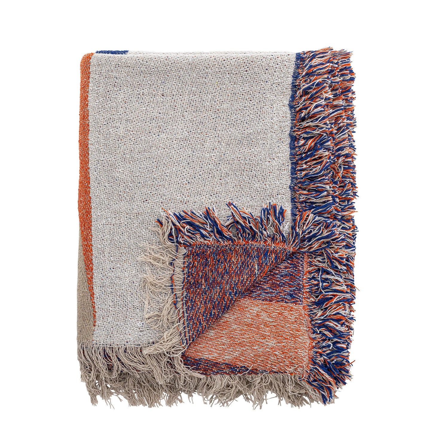 Bloomingville Clarita Decke, Bunt, Recycelte Baumwolle