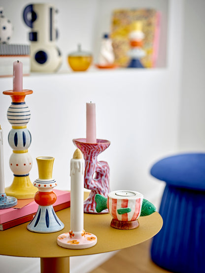 Bloomingville Kairi Deko-Vase, Bunt, Steingut