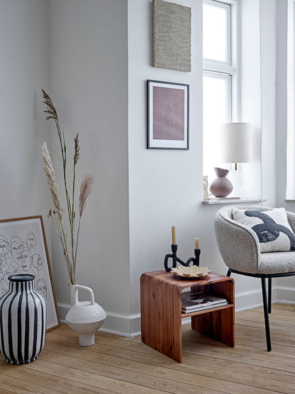 Bloomingville Cortone Esszimmerstuhl, Grau, Polyester