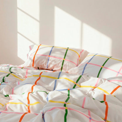 HAPPY FRIDAY Color Pop farbiger Bettbezug: 140x200 cm, 155x220cm OEKO-TEX® (Kopie)