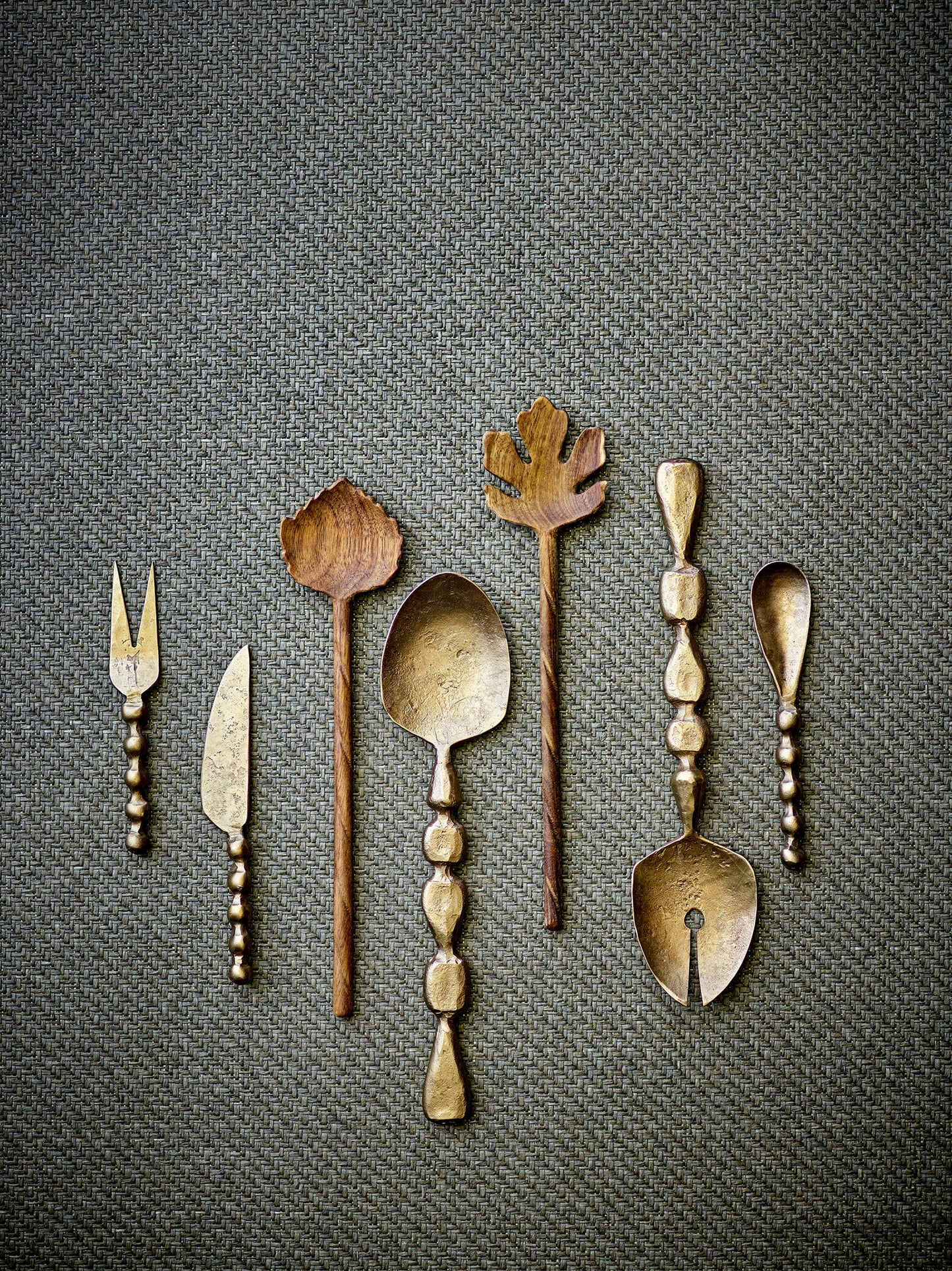 Bloomingville Edi Salatbesteck, Brass, Metall