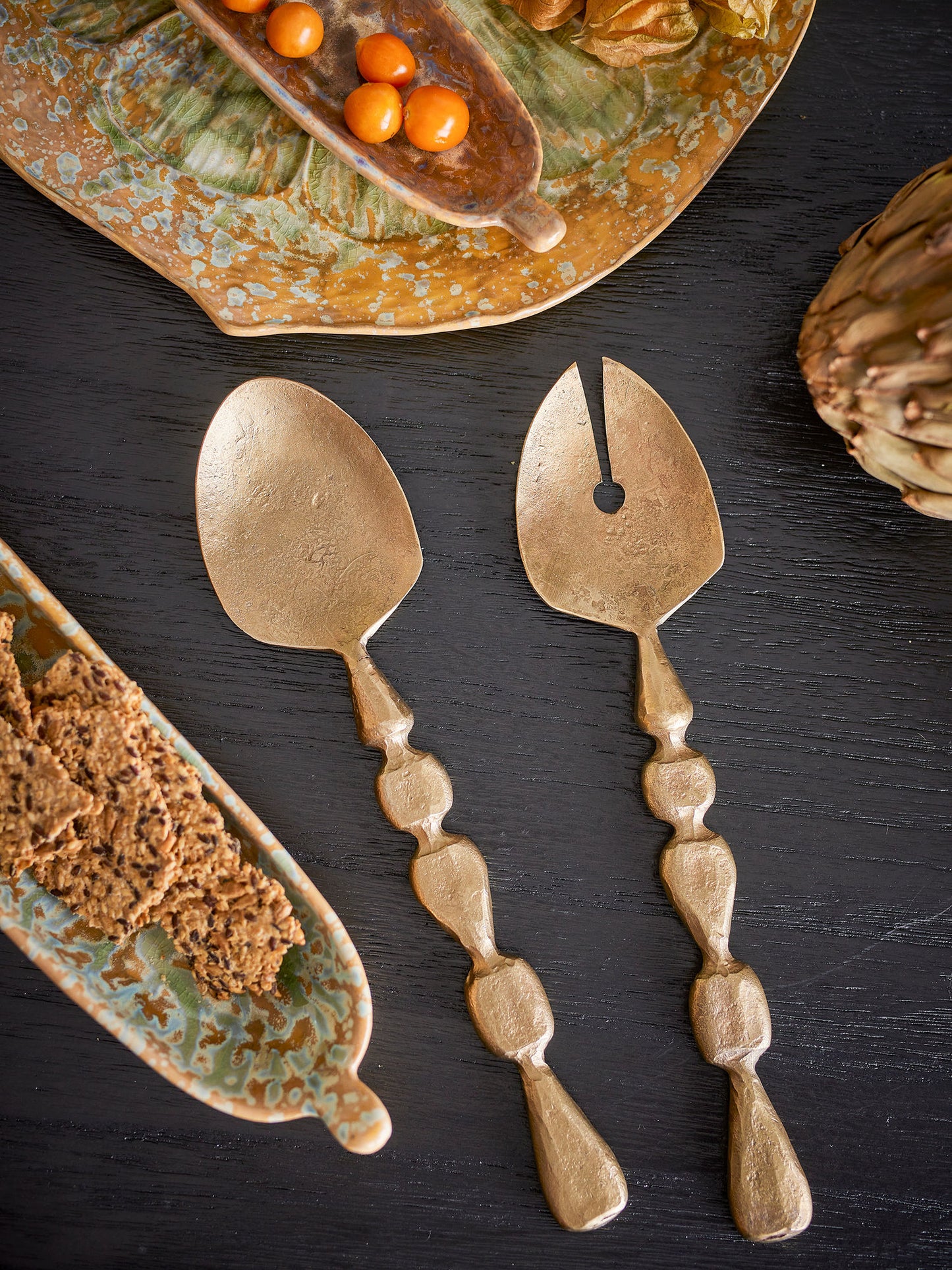 Bloomingville Edi Salatbesteck, Brass, Metall