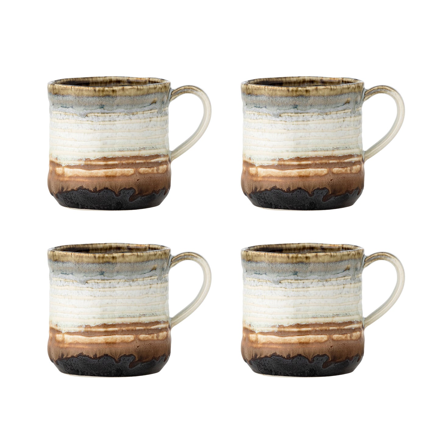 Bloomingville Deana Becher, Bunt, Steingut