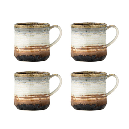 Bloomingville Deana Becher, Bunt, Steingut