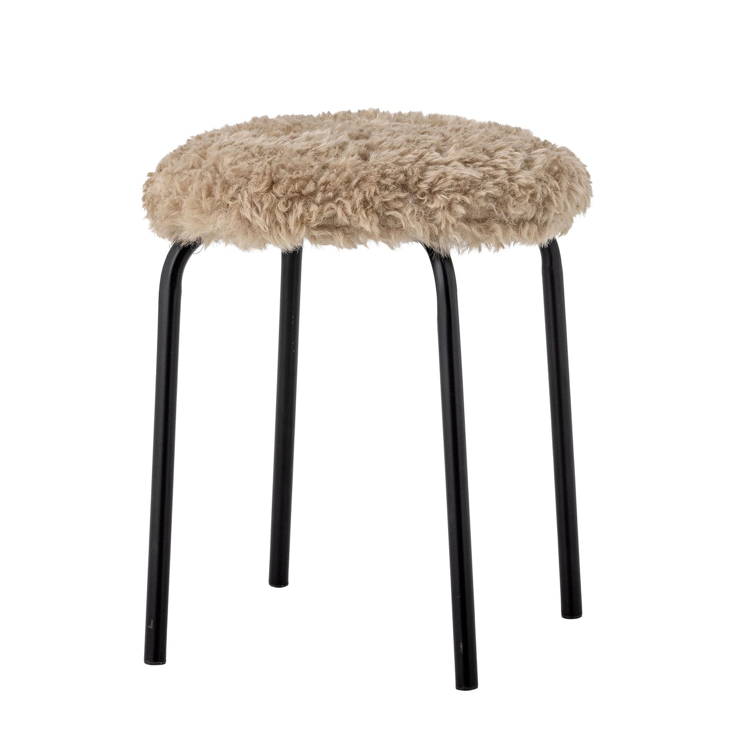 Bloomingville Linard Hocker, Braun, Polyester