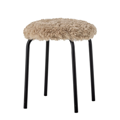 Bloomingville Linard Hocker, Braun, Polyester