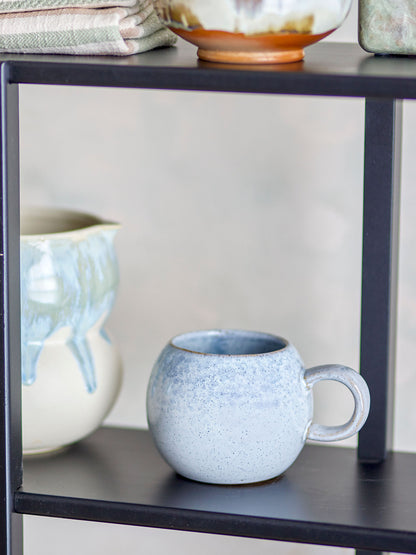 Bloomingville Paula Becher, Blau, Steingut