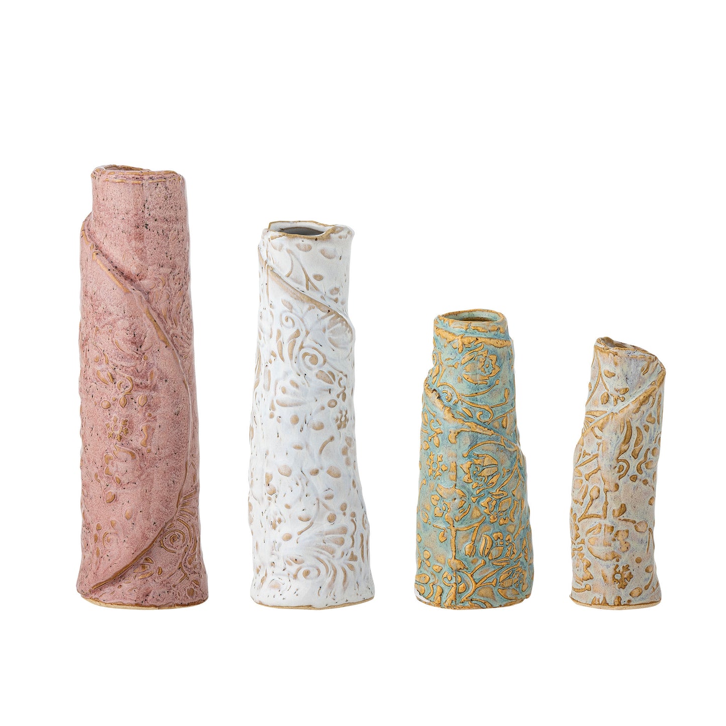 Bloomingville Temple Vase, Bunt, Steingut
