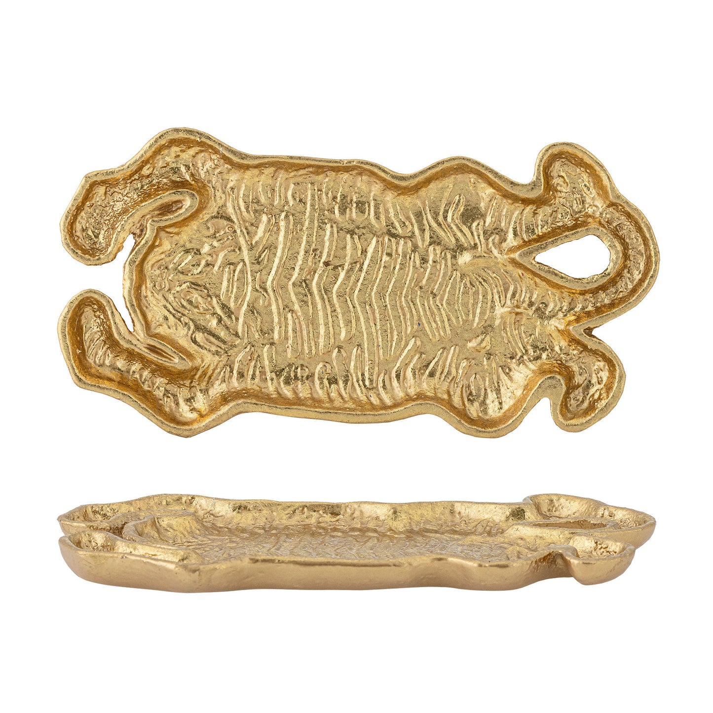 Bloomingville Lester Tablett, Gold, Gusseisen