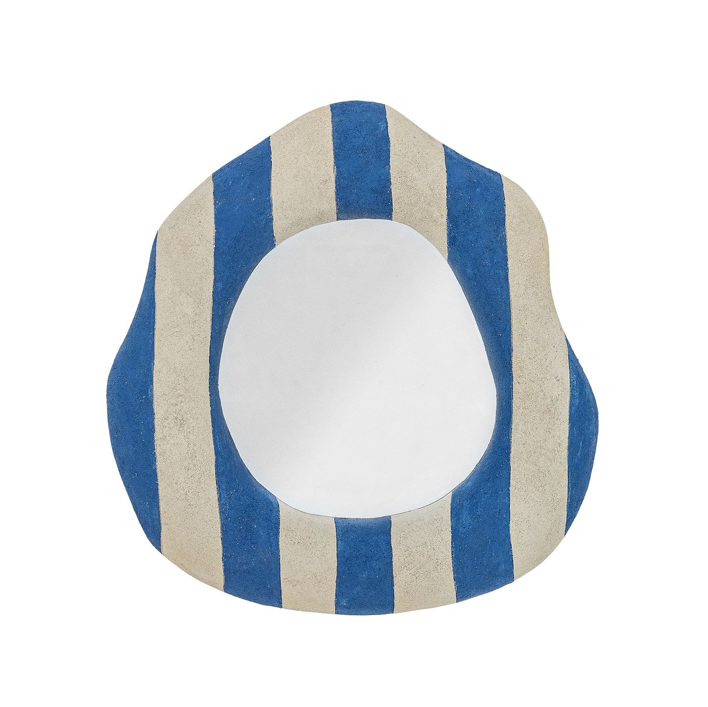 Bloomingville Travis Wand-Spiegel, Blau, Polyresin