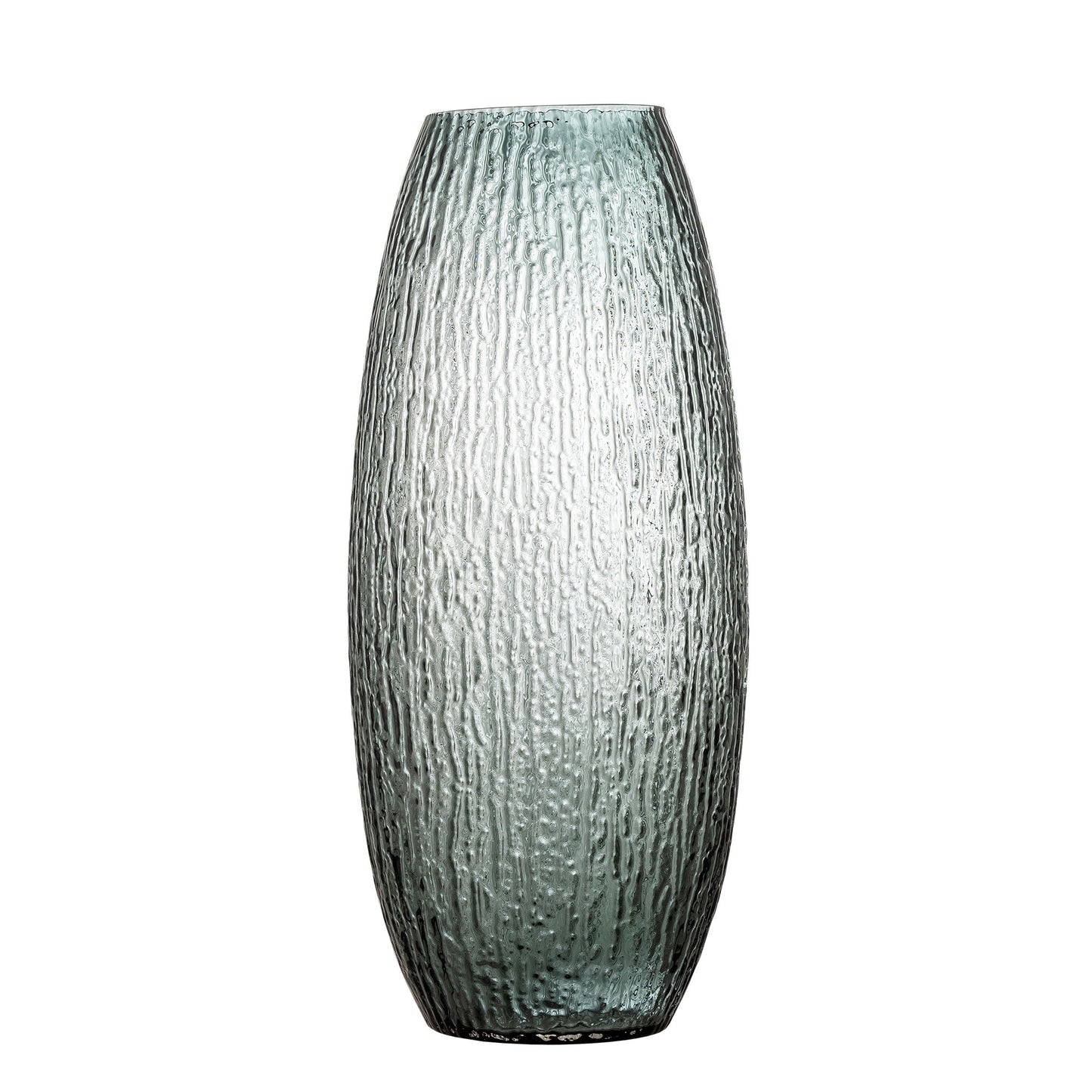 Bloomingville Brock Vase, Grau, Glas