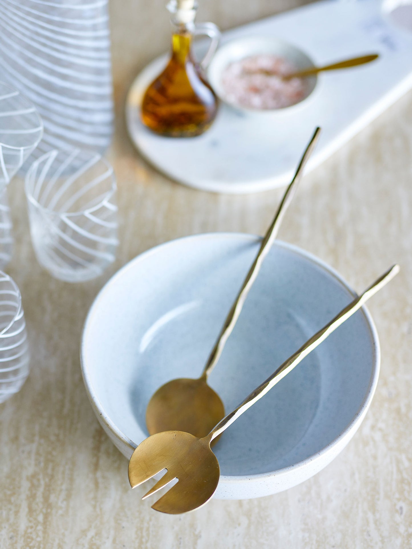 Bloomingville Gaith Salatbesteck, Brass, Messing