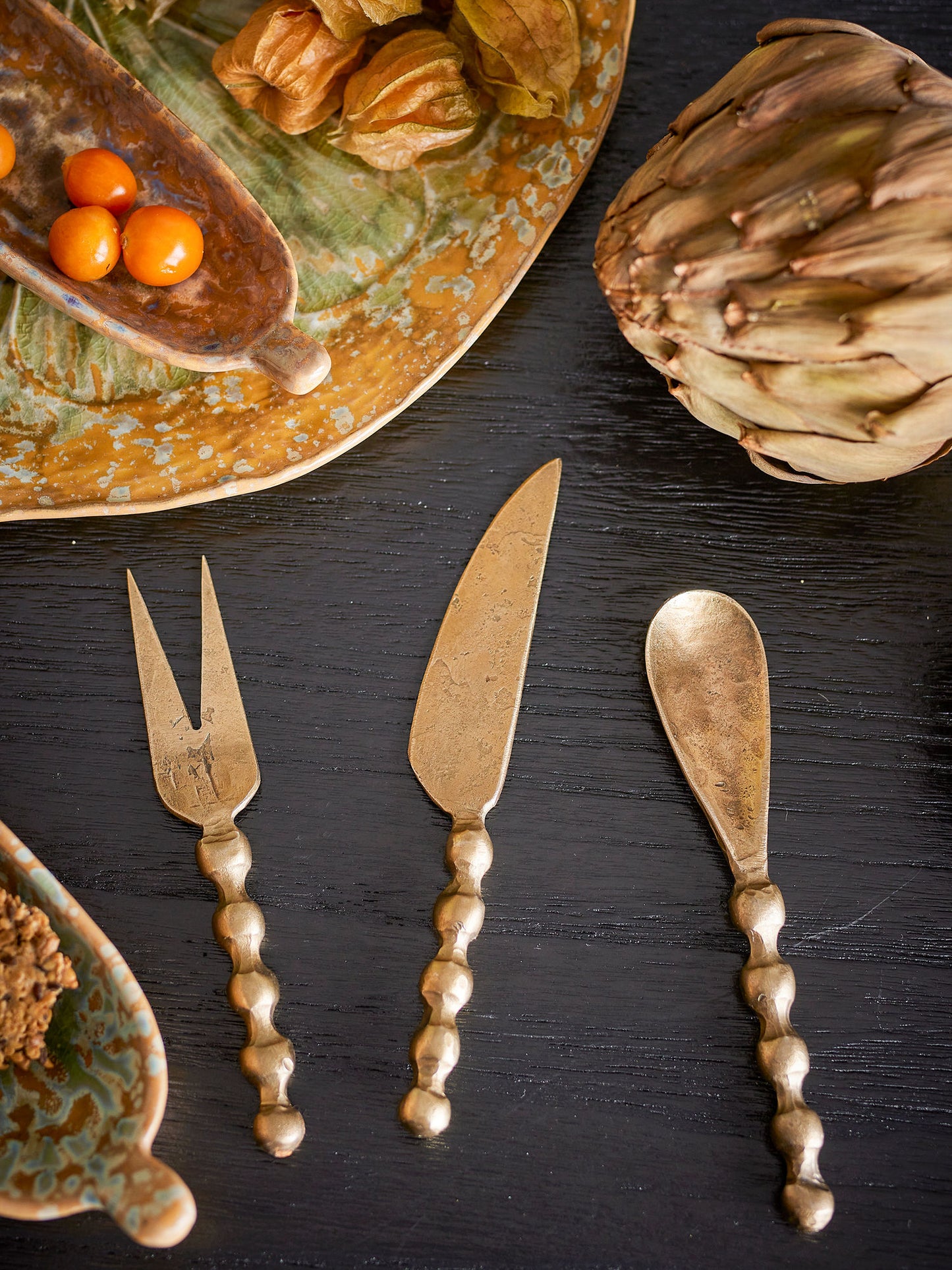 Bloomingville Haolin Käse-Utensilien, Brass, Metall