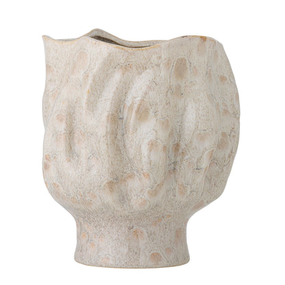 Bloomingville Adair Vase, Weiß, Steingut