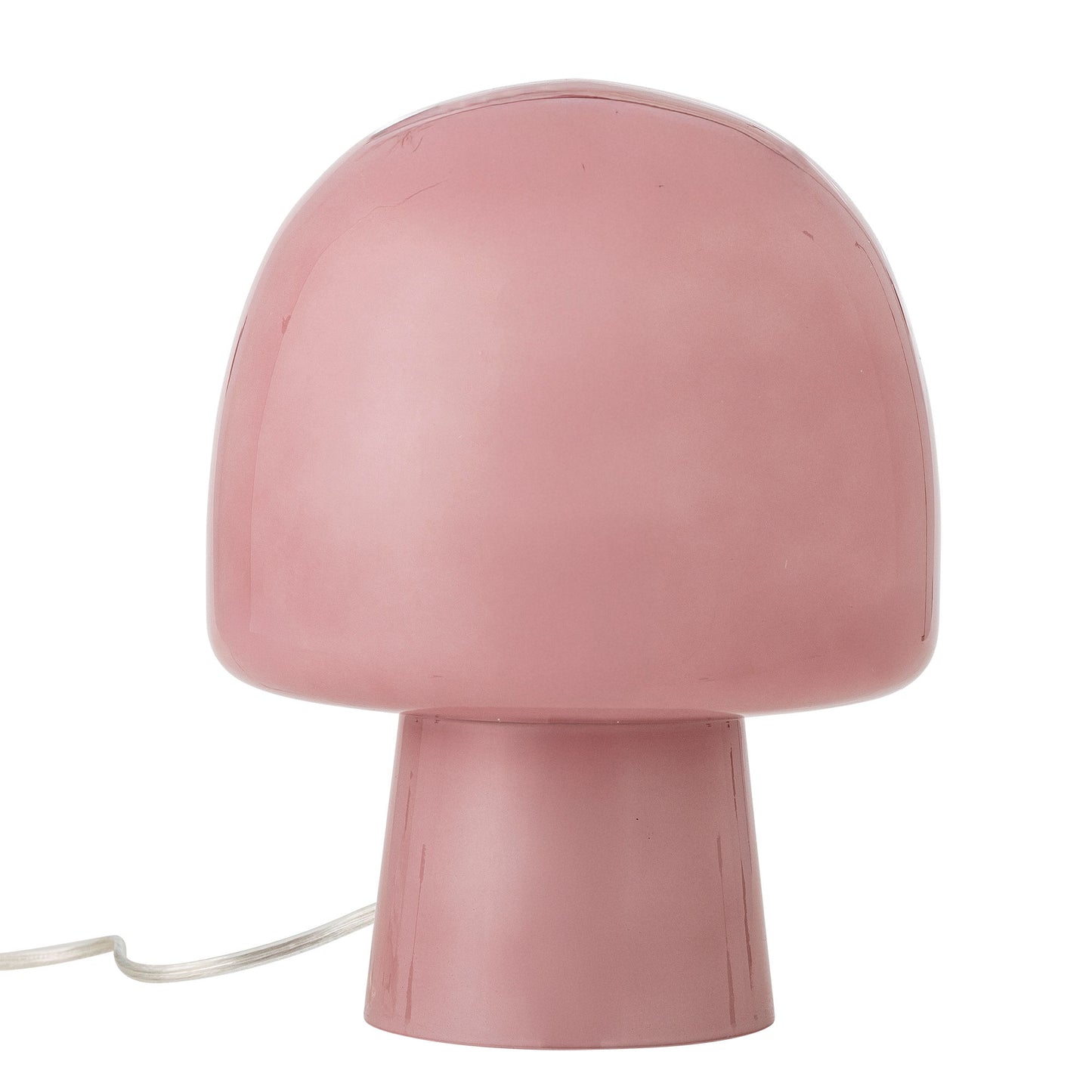 Bloomingville Paddy Tischlampe, Rose, Glas