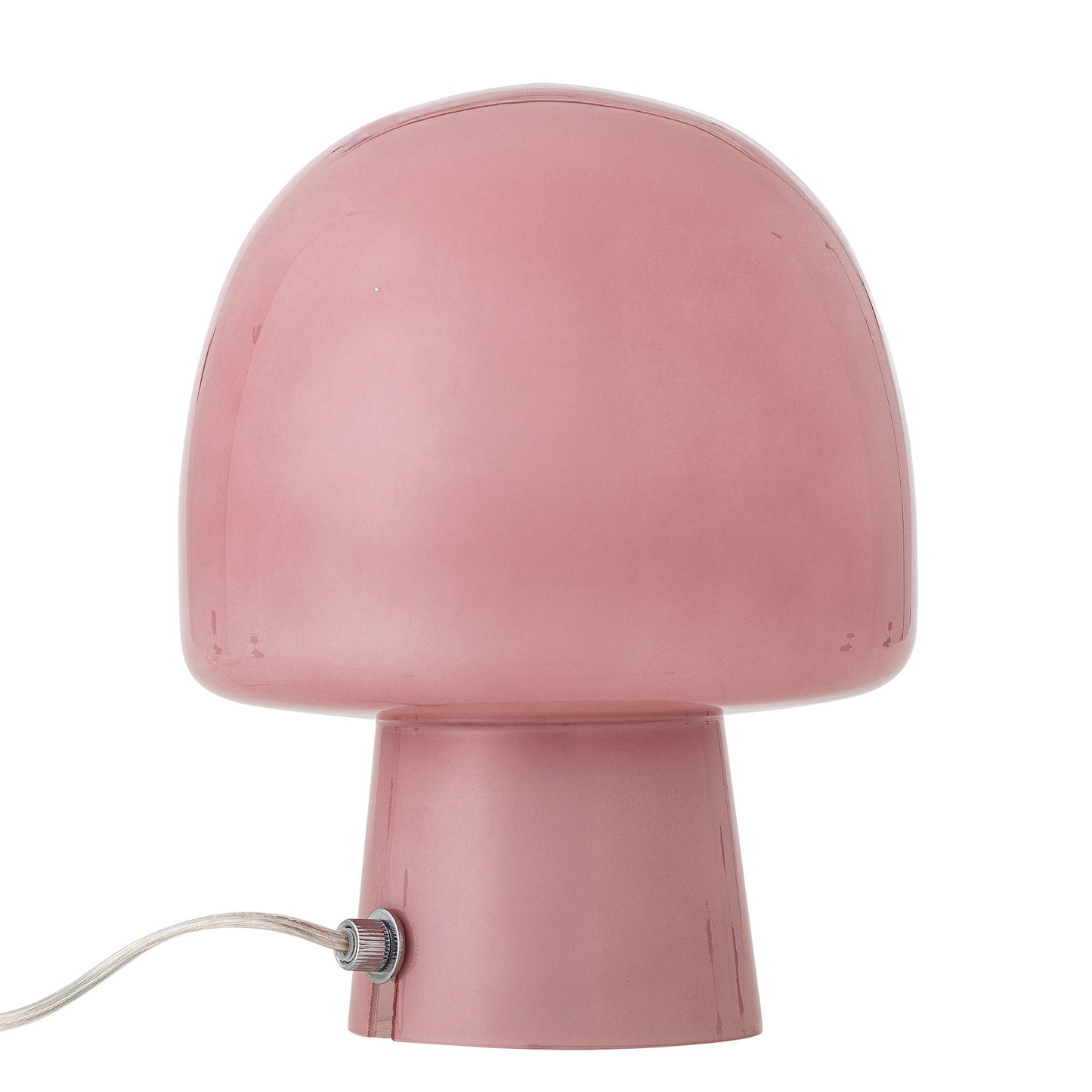Bloomingville Paddy Tischlampe, Rose, Glas