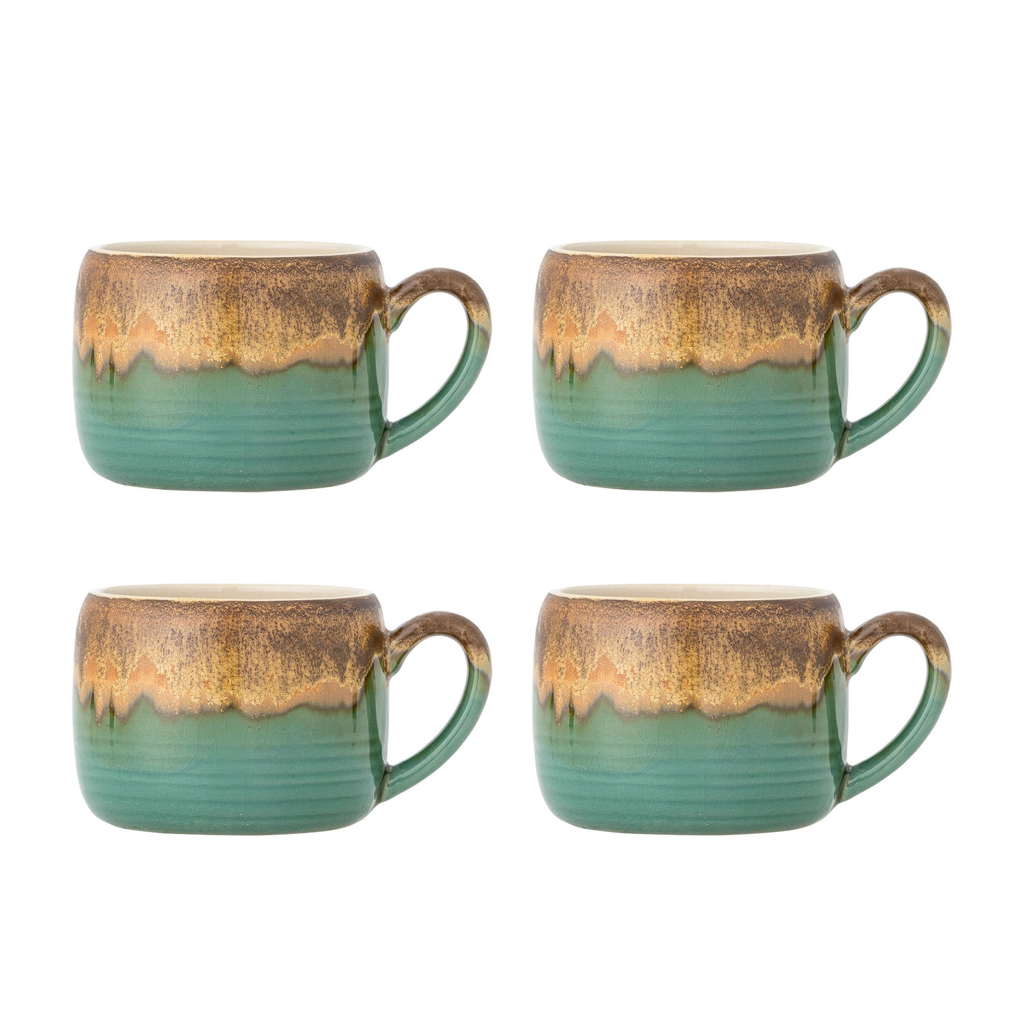 Bloomingville Sheen Tasse, Grün, Steingut