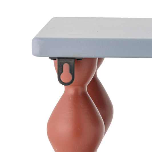Bloomingville MINI Bibiola Regal, Blau, MDF
