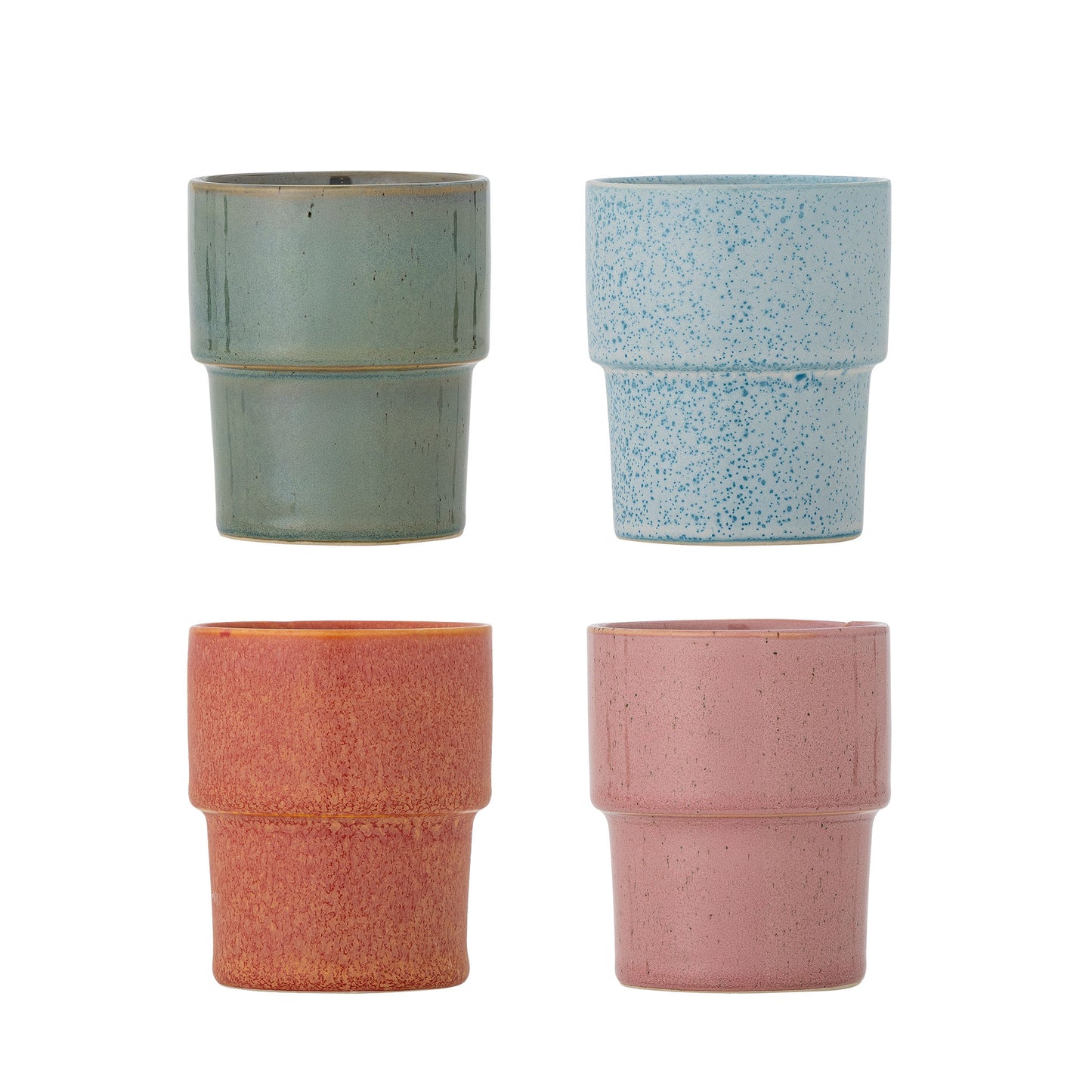 Bloomingville Ewan Tasse, Bunt, 4er Set