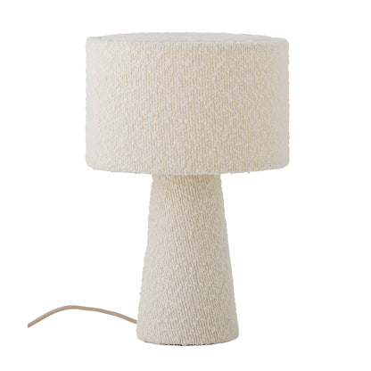 Bloomingville Emmie Tischlampe, Weiß, Polyester